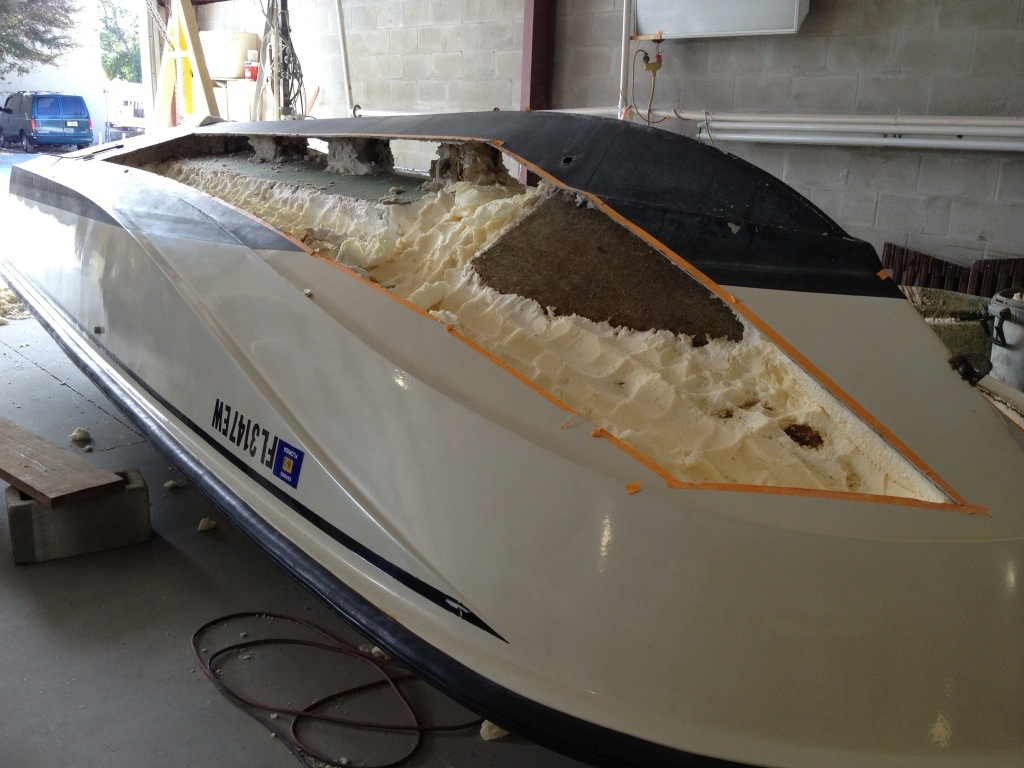 Boston whaler hull repair