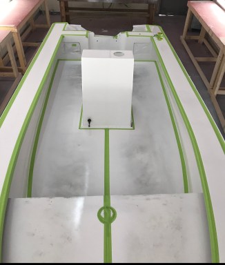 fiberglass repairs paint boat painting