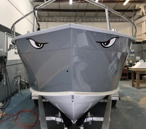 boat painting, chris brand, restore, restoration, custom, cape horn, 