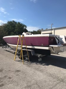 intrepid, awlgrip, restore, boat painting,